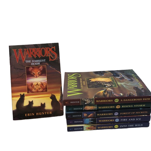 Vintage Warriors Series by Erin Hunter Set of 6 books 2003-2004 Cats Adventure - Picture 1 of 14